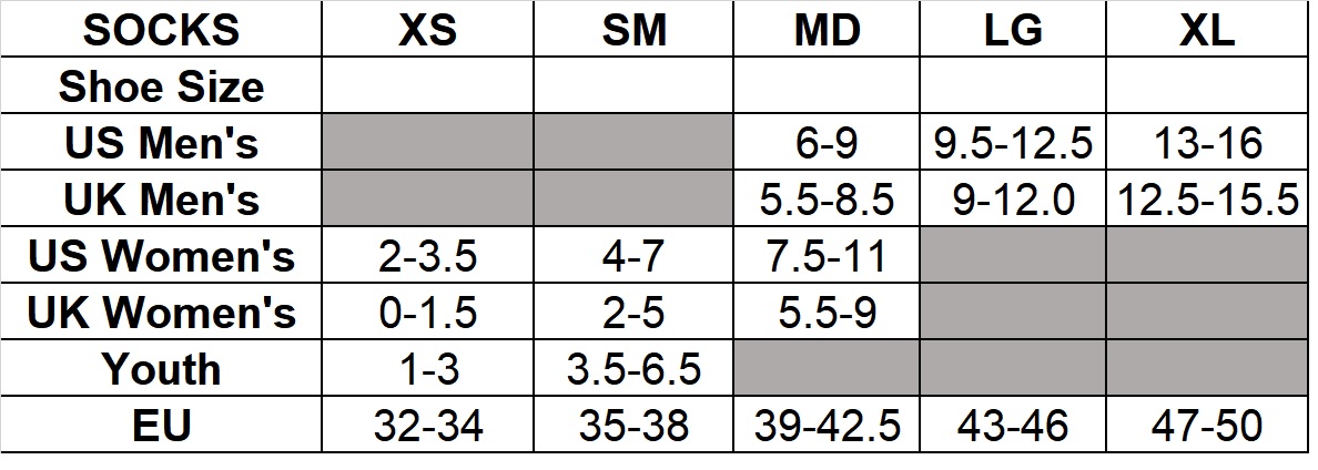 Size Chart – VoxxLife